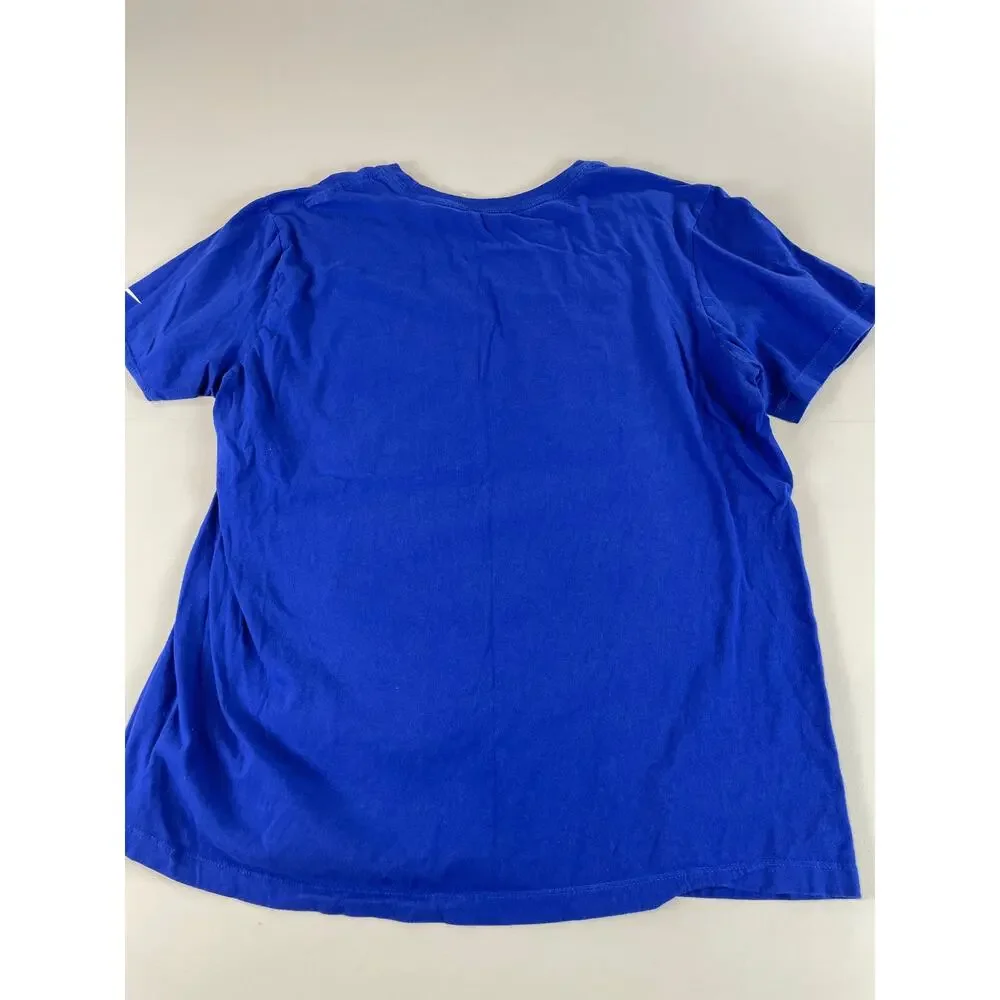 Nike Mens Blue Buffalo Bills Mafia Short Sleeve Tee Shirt Size L